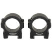 Picture of Warne Vapor Horizontal  1"  Low Rings  Matte Finish  Black  Fits Picatinny V600M