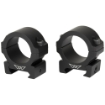 Picture of Warne Vapor Horizontal  1"  Low Rings  Matte Finish  Black  Fits Picatinny V600M