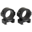 Picture of Warne Vapor Horizontal  1"  Medium Rings  Matte Finish  Black  Fits Picatinny V601M