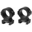 Picture of Warne Vapor Horizontal  30mm  High Rings  Matte Finish  Black  Fits Picatinny V615M