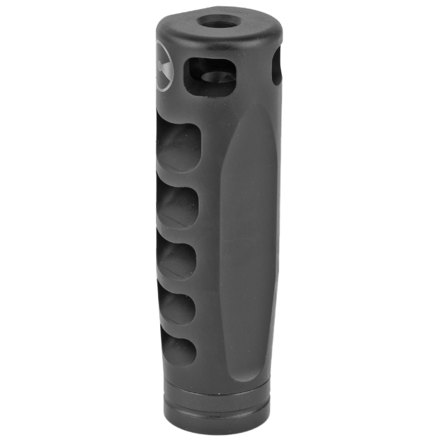 Picture of Ultradyne USA Apollo S Compensator Muzzle Brake with Timing Nut  AR  223/556  1/2"-28 Thread  .975" Outside Diameter  Steel Nitride UD10220