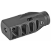 Picture of Ultradyne USA Pegasus Compensator Muzzle Brake with Timing Nut  AR  556/223  1/2"x28 Thread  1.25" Outside Diameter  416 SS  Black Nitride Finish UD11010