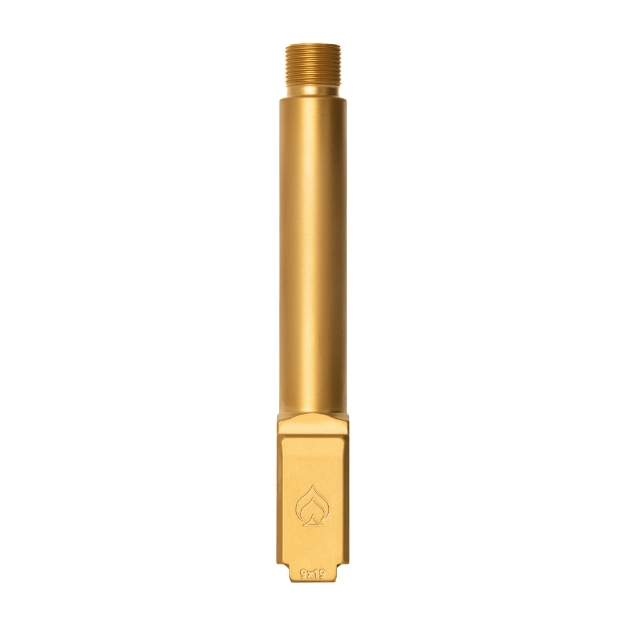 Picture of Ballistic Advantage Premium Series  9MM  4.5" Threaded Barrel  1/2x28  For Glock 19 Gen 3-5  PVP Finish  Gold BAPSG195T1G
