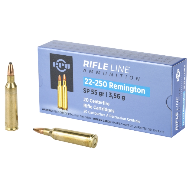 Picture of Prvi Partizan Rifle  22-250  55 Grain  Soft Point  20 Round Box PP22250