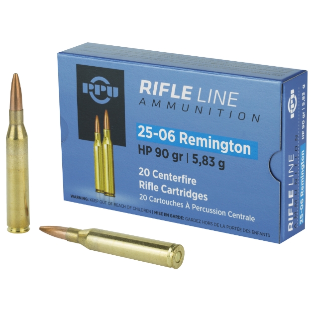 Picture of Prvi Partizan Rifle  25-06 Rem  90 Grain  Hollow Point  20 Round Box PP2506H
