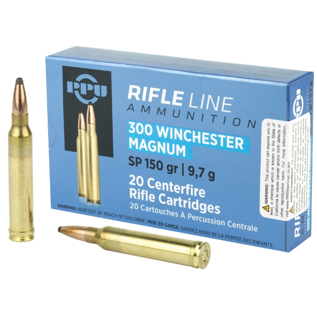 Picture of Prvi Partizan Rifle  300 Win  150 Grain  Soft Point  20 Round Box PP3001