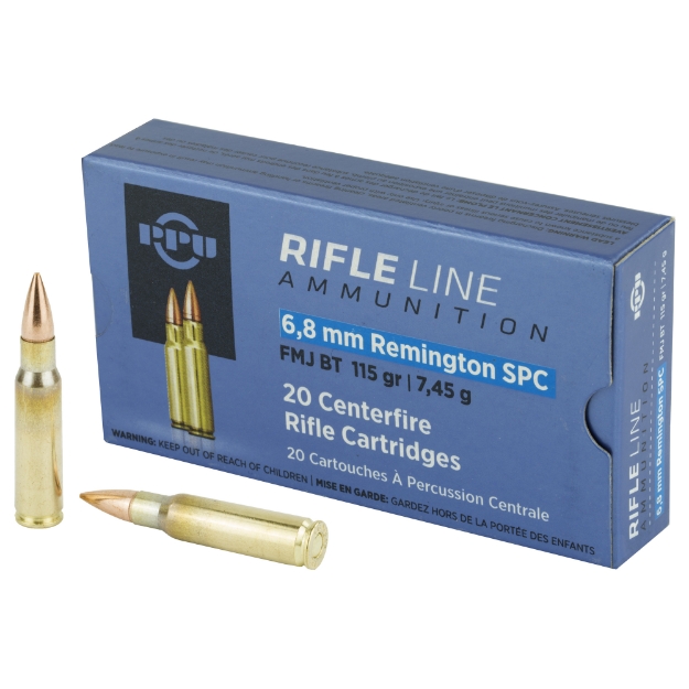 Picture of Prvi Partizan Rifle  6.8SPC  115 Grain  Full Metal Jacket Boat Tail  20 Round Box PP68F
