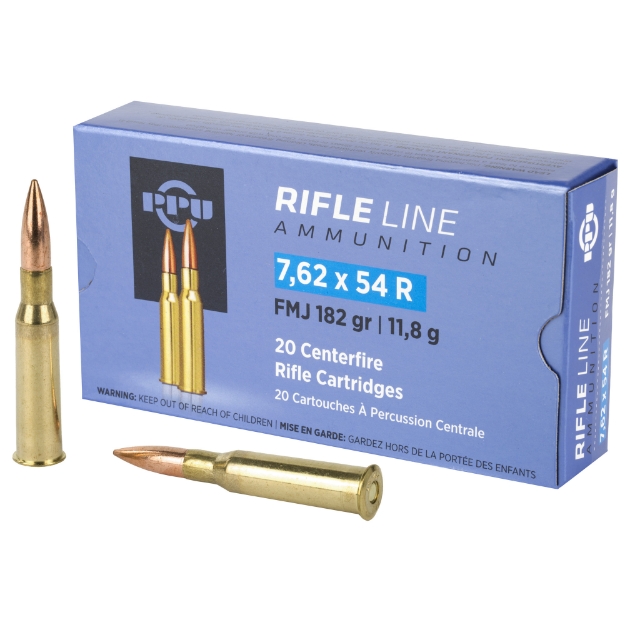 Picture of Prvi Partizan Rifle  7.62X54R  182 Grain  Full Metal Jacket  20 Round Box PP76254F