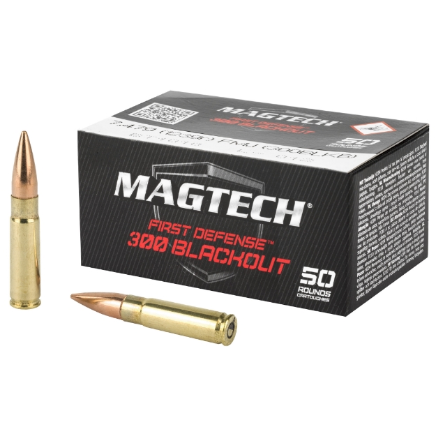 Picture of Magtech First Defense  300 Blackout  123 Grain  Full Metal Jacket  50 Round Box 300BLKB