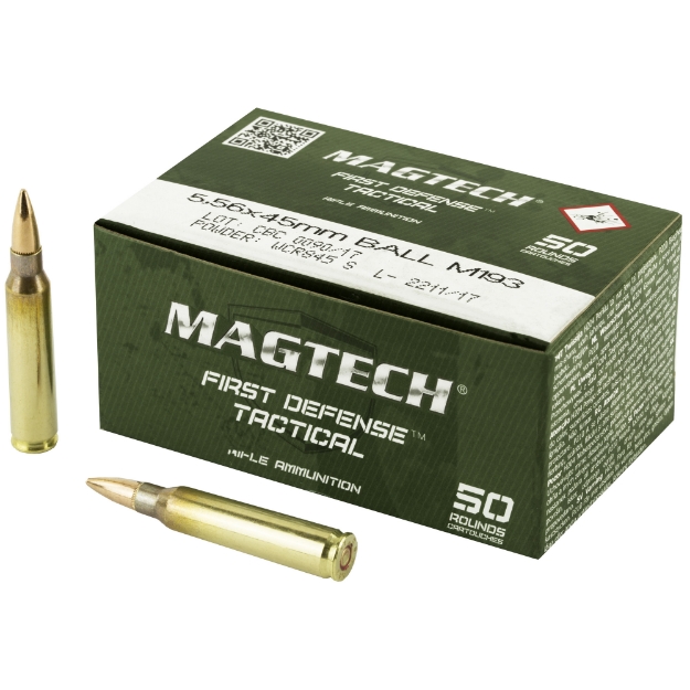 Picture of Magtech First Defense Tactical  556NATO  55 Grain  Full Metal Jacket 556A