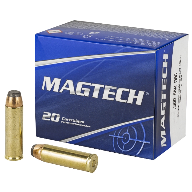 Picture of Magtech Hunting  500 S&W  325 Grain  Semi Jacketed Soft Point Light  20 Round Box 500L