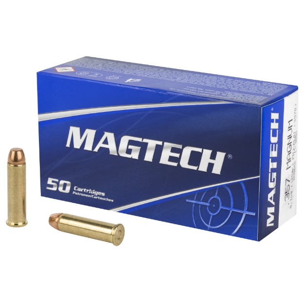 Picture of Magtech Sport Shooting  357MAG  125 Grain  Full Metal Jacket  Flat  50 Round Box 357Q