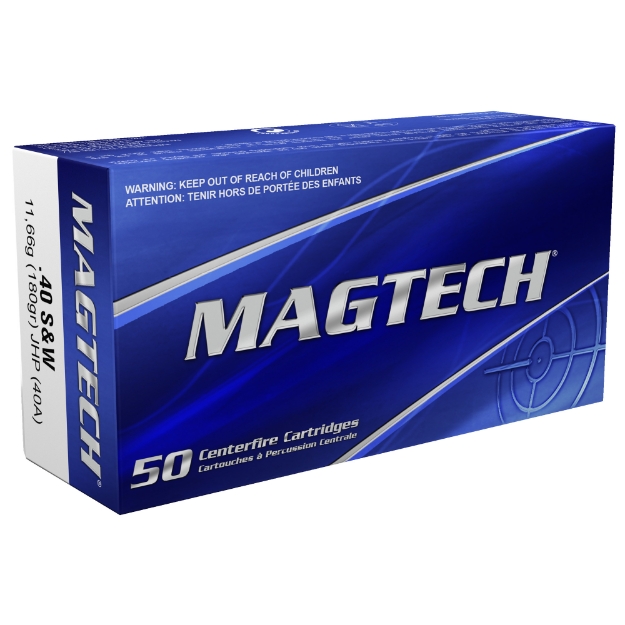 Picture of Magtech Sport Shooting  40S&W  180 Grain  Jacketed Hollow Point  50 Round Box 40A