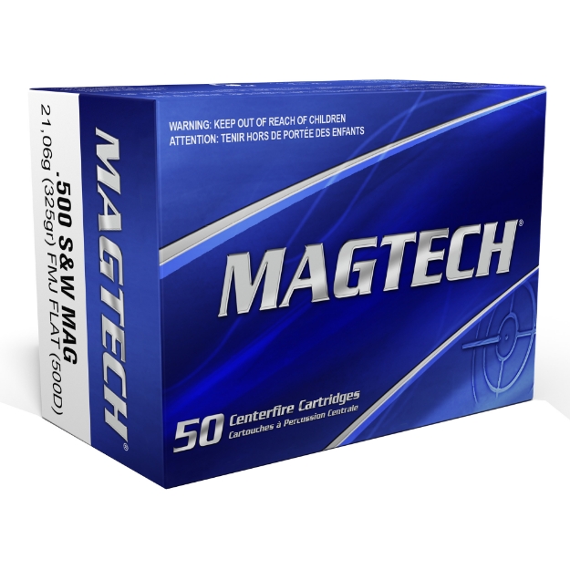 Picture of Magtech Sport Shooting  500 S&W  325 Grain  Full Metal Jacket  20 Round Box 500DL