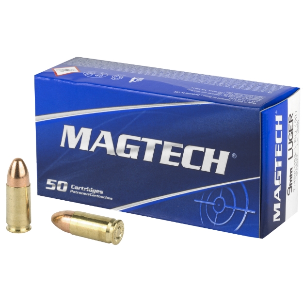 Picture of Magtech Sport Shooting  9MM  115 Grain  Full Metal Jacket  50 Round Box 9A