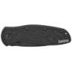 Picture of Kershaw Blur  3.4" Assisted Folding Knife  Drop Point  Plain Edge  14C28N/Stone Washed  Black Anodized Aluminum 6061-T6  Thumb Stud/Pocket Clip 1670BLK