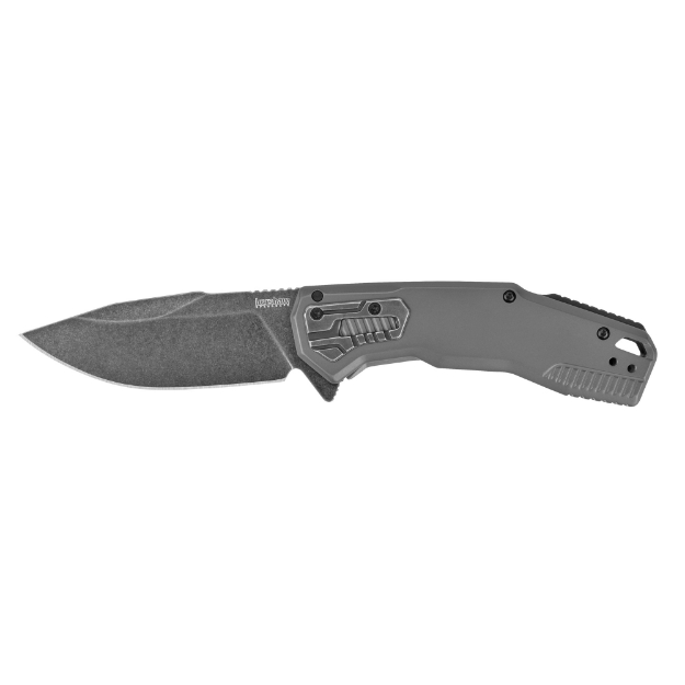 Picture of Kershaw Cannonball  Folding Knife  3.5" BlackWash Gray Blade  Gray Handle 2061