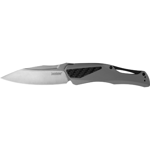 Picture of Kershaw Collateral  Folding Knife  3.4" Satin Silver Blade  Titanium Gray Handle w/ Carbon Fiber Insert 5500
