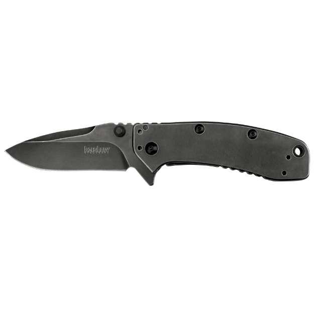 Picture of Kershaw Cryo II  Assisted Folding Knife  2.75"  Plain Edge  8CR13MOV/BlackWash  410 BlackWash Finish 1556BW