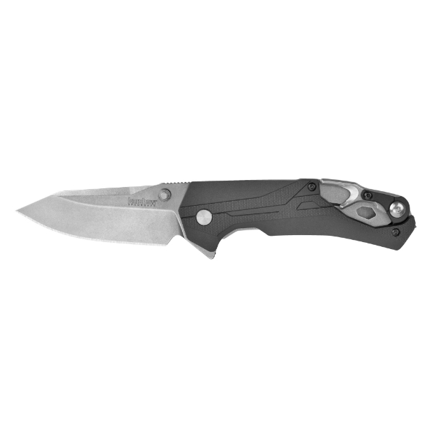 Picture of Kershaw Drivetrain  Folding Knife  3.2" Stonewashed Silver Blade  Black Handle 8655