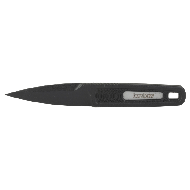 Picture of Kershaw Electron  Fixed Blade Knife  2.4" Blunt Blade  Spear Point  PA-66 Nylon Construction  Matte Finish  Black 1396x