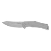 Picture of Kershaw Husker  3" Folding Knife/Assisted  Trailing Point  Plain Edge  4CR13 Stonewashed  Stonewashed Steel Handle 1380