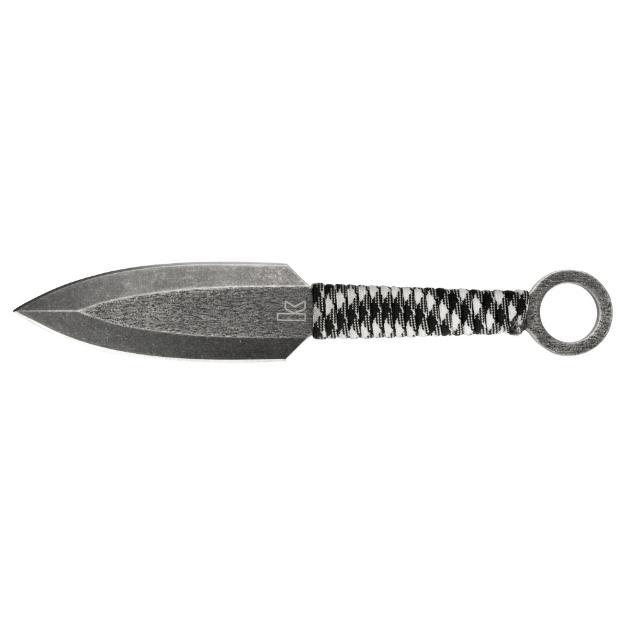 Picture of Kershaw Ion Fixed Blade Knife  4.5" Blade  3CR13 Steel  BlackWash Finish  Plain Edge  Set of 3 Throwing Knives 1747BWX