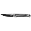 Picture of Kershaw Kershaw Noventa  Folding Knife/Assisted  3.3"  Plain Edge  D2 Construction  Black Oxide Stonewash Finish  Steel Handle  Stonewashed Finish  Silver 2060