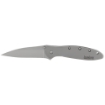 Picture of Kershaw Leek  3" Assisted Folding Knife  Clip Point  Plain Edge  14C28N/Satin  Satin 410 Stainless  Thumb Stud/Pocket Clip 1660
