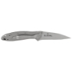 Picture of Kershaw Leek  3" Assisted Folding Knife  Clip Point  Plain Edge  14C28N/Satin  Satin 410 Stainless  Thumb Stud/Pocket Clip 1660