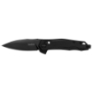 Picture of Kershaw Monitor  Folding Knife  Flipper Assisted Opening  Plain Edge  D2 Tool Steel  Black Oxide Coating  Glass Filled Nylon Handle  3" Blade  7.2" Overall Length  Includes Deep Carry Pocket Clip 2041
