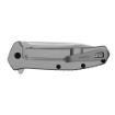 Picture of Kershaw Outcome  Folding Knife  Flipper Assisted Opening  Plain Edge  8Cr13MoV Steel  Stonewashed Finish  Stainless Steel Handle  2.8" Blade  6.7" Overall Length  Includes Deep Carry Pocket Clip 2044
