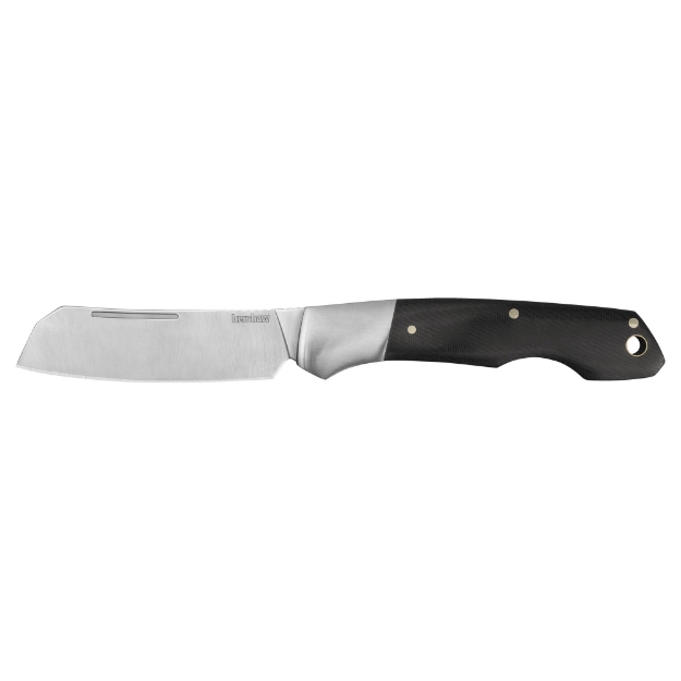 Picture of Kershaw Parley  Folding Knife  3.1" Blade  Cleaver  Satin Finish  7Cr17MoV Stainless Steel  Black Canvas Micarta Grips 4384