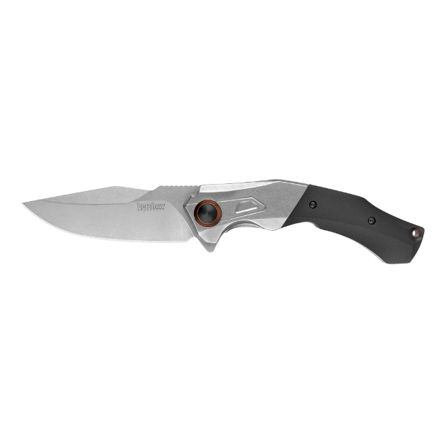 Picture of Kershaw Payout  3.5" Folding Knife/Assisted  Drop Point  Plain Edge  D2 Steel  G10 Front and Stainless Stonewashed Back Handles 2075
