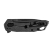 Picture of Kershaw Radar  Folding Knife  Flipper Assisted Opening  Plain Edge  8Cr13MoV Steel  Blackwash Finish  Stainless Steel Handle  2.9" Blade  6.7" Overall Length  Includes Deep Carry Pocket Clip 5560