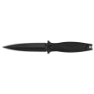 Picture of Kershaw Secret Agent  4.4" Fixed Blade Knife  Spear Point  Plain Edge  SS Black-Oxide Finish  Rubberized Co-molded Handle  Molded dual-carry sheath with Clip 4007