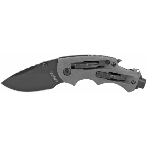 Picture of Kershaw Shuffle DIY Folding Knife  2.4" Blade  Gray Handle  Bottle Opener  Bit Driver 8720
