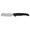 Picture of Kershaw Strata Cleaver  Folding Knife  Flipper Ball Bearing Opening  Plain Edge  D2 Tool Steel  Stonewashed Finish  G10 Handle  4" Blade  9.3" Overall Length  Includes Deep Carry Pocket Clip 2078