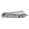 Picture of Kershaw Strata Cleaver  Folding Knife  Flipper Ball Bearing Opening  Plain Edge  D2 Tool Steel  Stonewashed Finish  G10 Handle  4" Blade  9.3" Overall Length  Includes Deep Carry Pocket Clip 2078