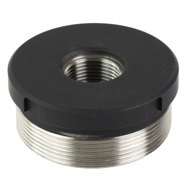 Picture of Energetic Armament Direct Thread Adapter  1/2-28 Direct Threads  1.375x24 Suppressor Threads  Titanium  Cerakote Finish  Black EA22