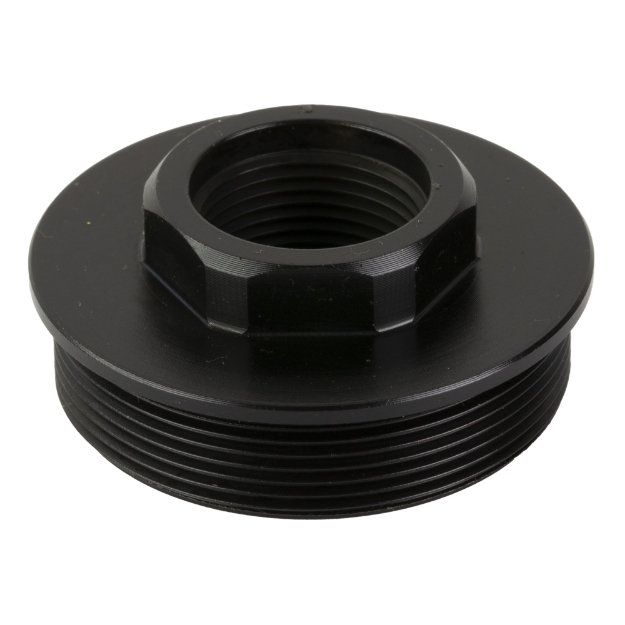 Picture of Energetic Armament Direct Thread Adapter  5/8-24 Direct Threads  1.375x24 Suppressor Threads  Stainless Steel  Cerakote Finish  Black EA27