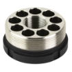 Picture of Energetic Armament Direct Thread Adapter  M14x1 LH Direct Threads  1.375x24 Suppressor Threads  Titanium  Cerakote Finish  Black EA26