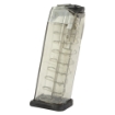 Picture of Elite Tactical Systems Group Elite Tactical Systems Group  Magazine  9MM  10 Rounds  Fits Glock 19/26  All Generations  Polymer  Clear GLK-19-10