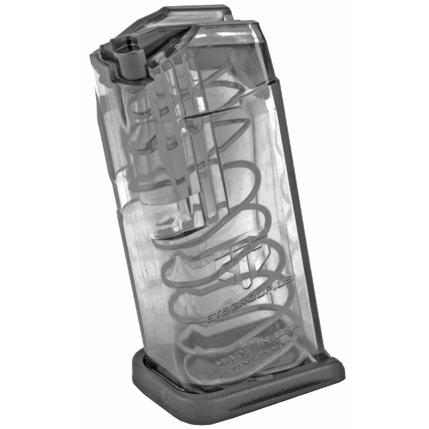 Picture of Elite Tactical Systems Group Elite Tactical Systems Group  Magazine  9MM  10 Rounds  Fits Glock 26   All Generations  Polymer  Clear GLK-26