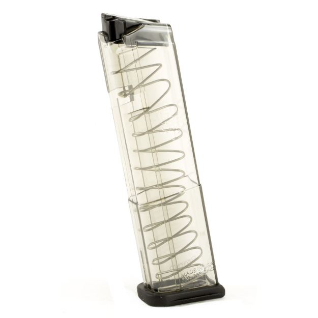 Picture of Elite Tactical Systems Group Elite Tactical Systems Group  Magazine  9MM  12 Rounds  Fits Glock 43  All Generations  Polymer  Clear GLK-43-12