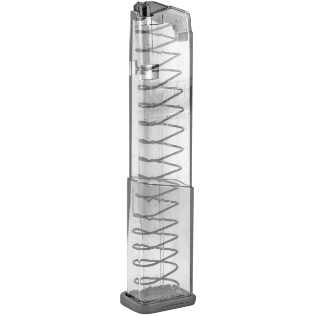 Picture of Elite Tactical Systems Group Elite Tactical Systems Group  Magazine  9MM  19 Rounds  Fits Glock 43X  All Generations  Polymer  Clear GLK-43X-19