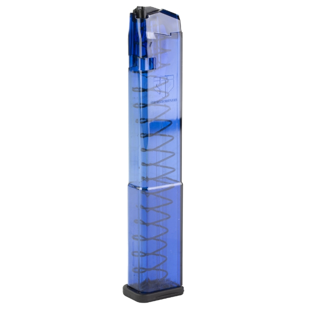 Picture of Elite Tactical Systems Group Elite Tactical Systems Group  Magazine  9MM  32 Rounds  Fits Glock 17/19/26  All Generations  Polymer  Blue GLK-18G2BLU