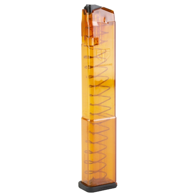 Picture of Elite Tactical Systems Group Elite Tactical Systems Group  Magazine  9MM  32 Rounds  Fits Glock 17/19/26  All Generations  Polymer  Orange GLK-18G2OR