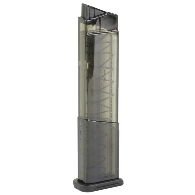Picture of Elite Tactical Systems Group Magazine  9MM  12 Rounds  Fits Smith & Wesson Shield  Carbon Smoke SMK-SW9-SHD-12
