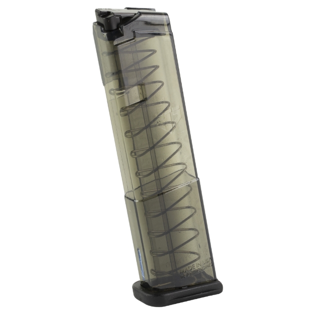 Picture of Elite Tactical Systems Group Magazine  9MM  12 Rounds  For Glock 43  Carbon Smoke SMK-GLK-43-12